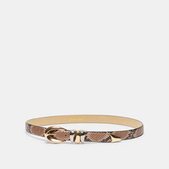 MIXED METAL BUCKLE BELT SNAKE