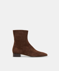 TARINE BOOTIES DK BROWN NUBUCK