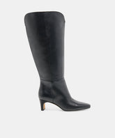 BRION EXTRA WIDE CALF BOOTS BLACK LEATHER