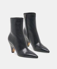 CRUZ BOOTIES BLACK LEATHER