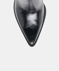 SOLINE H2O BOOTIES BLACK LEATHER