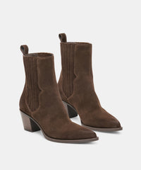 SOLINE H2O BOOTIES ESPRESSO SUEDE