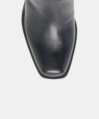 ZELO H2O BOOTIES BLACK LEATHER