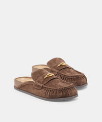JODERO FLATS DK BROWN SUEDE