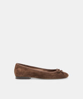 RITLA BALLET FLATS DK BROWN SUEDE