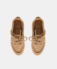 FLORAH LOAFERS TAUPE SUEDE