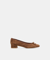 RITLA MID HEELS COCOA SUEDE