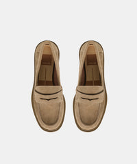 TIGGY LOAFERS OLIVE SUEDE