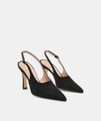 ALINNA HEELS ONYX SUEDE