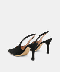 ALINNA HEELS ONYX SUEDE