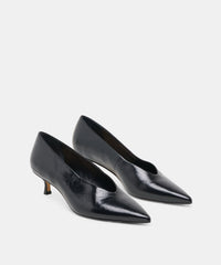 ALWYN HEELS MIDNIGHT CRINKLE PATENT