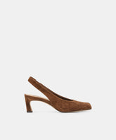 ANABEL HEELS COCOA SUEDE