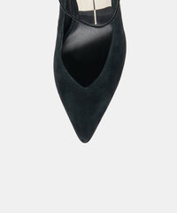 KARSIN HEELS ONYX SUEDE