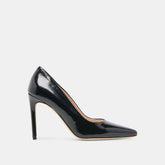 LANKY HEELS BLACK LEATHER