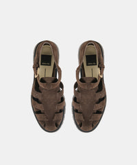 ELSAH FLATS ESPRESSO SUEDE