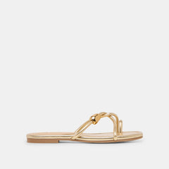 LOUIZ SANDALS GOLD STELLA