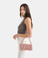 ALICE SHOULDER BAG DAYDREAM PINK SUEDE