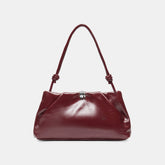 RAVEL SHOULDER BAG OXBLOOD PATENT LEATHER