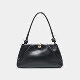 RAVEL SHOULDER BAG BLACK LEATHER