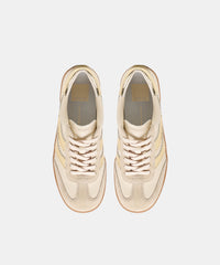 MERIT SNEAKERS WHITE GOLD LEATHER