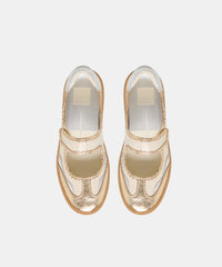 NANET SNEAKERS METALLIC MULTI LEATHER