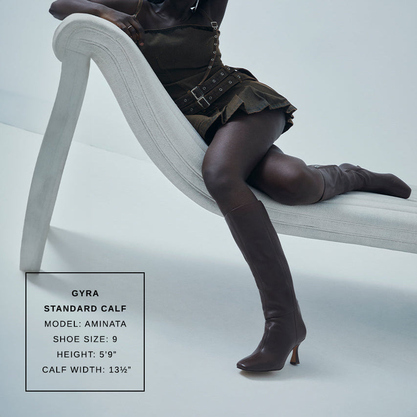 GYRA BOOTS CHOCOLATE LEATHER