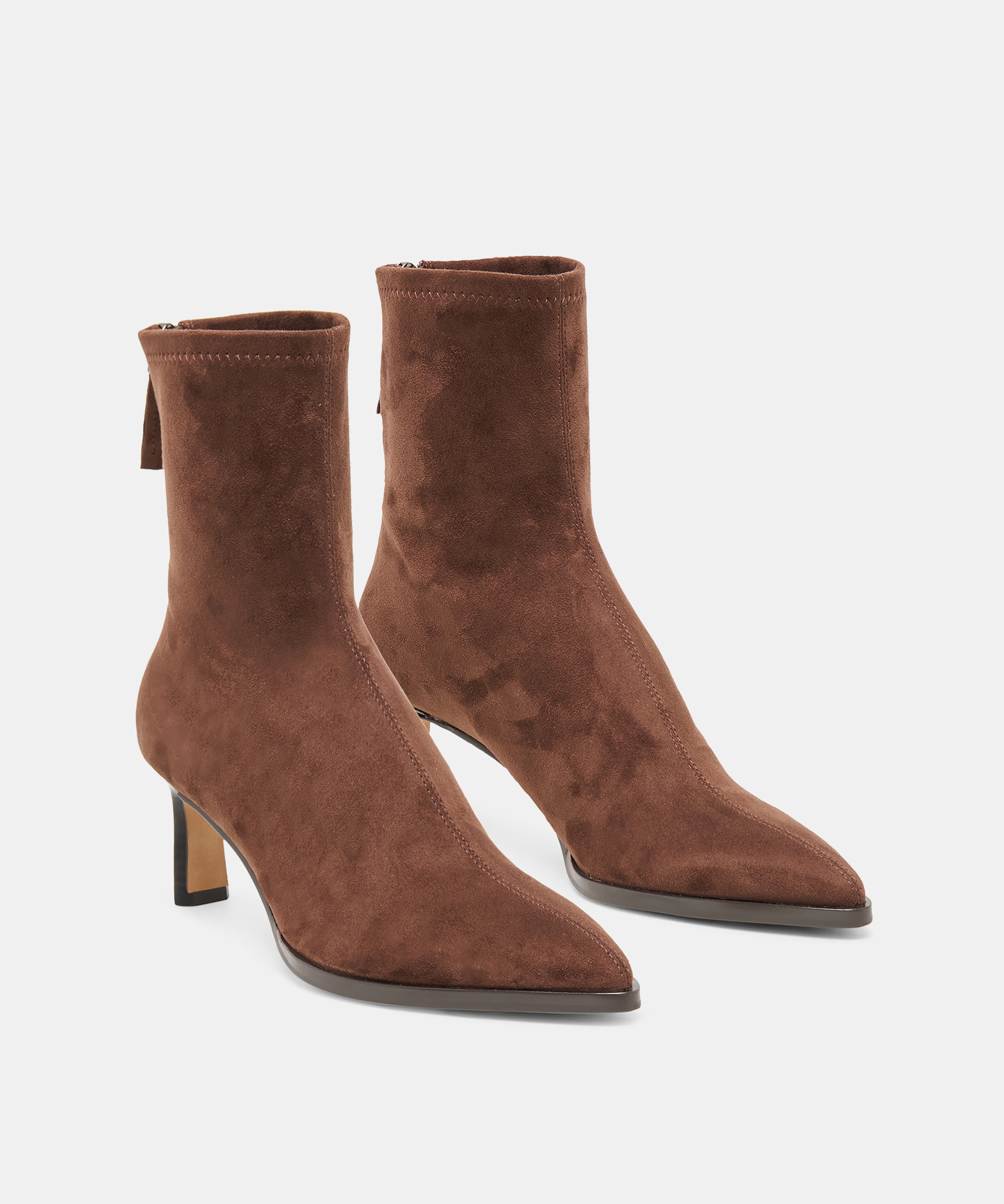ALICEN BOOTIES DK BROWN STELLA SUEDE