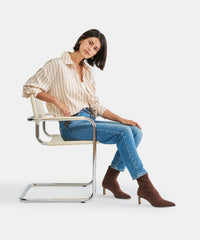 ALICEN BOOTIES DK BROWN STELLA SUEDE