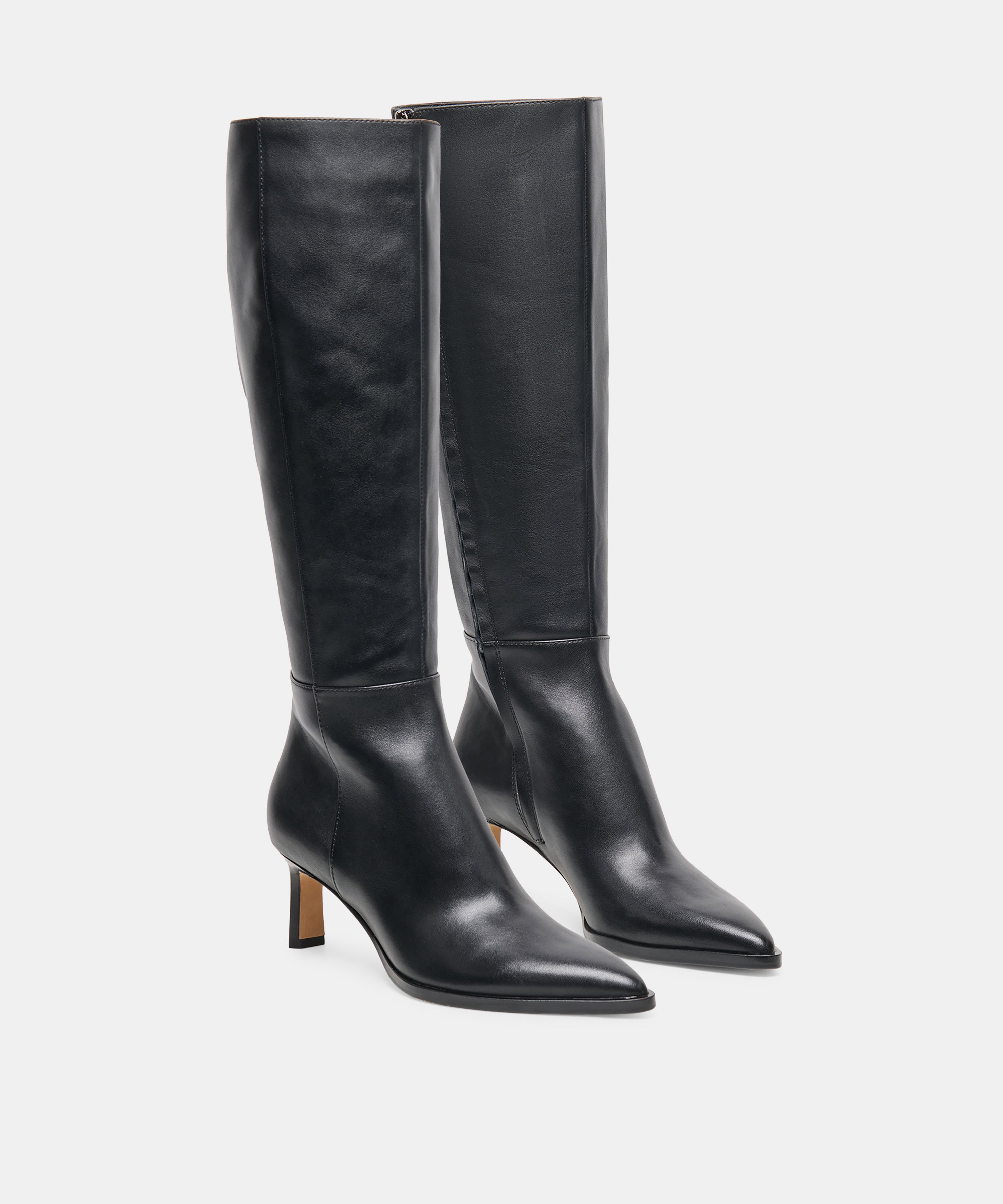 ALIMA BOOTS BLACK LEATHER