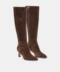 ALIMA BOOTS DK BROWN SUEDE