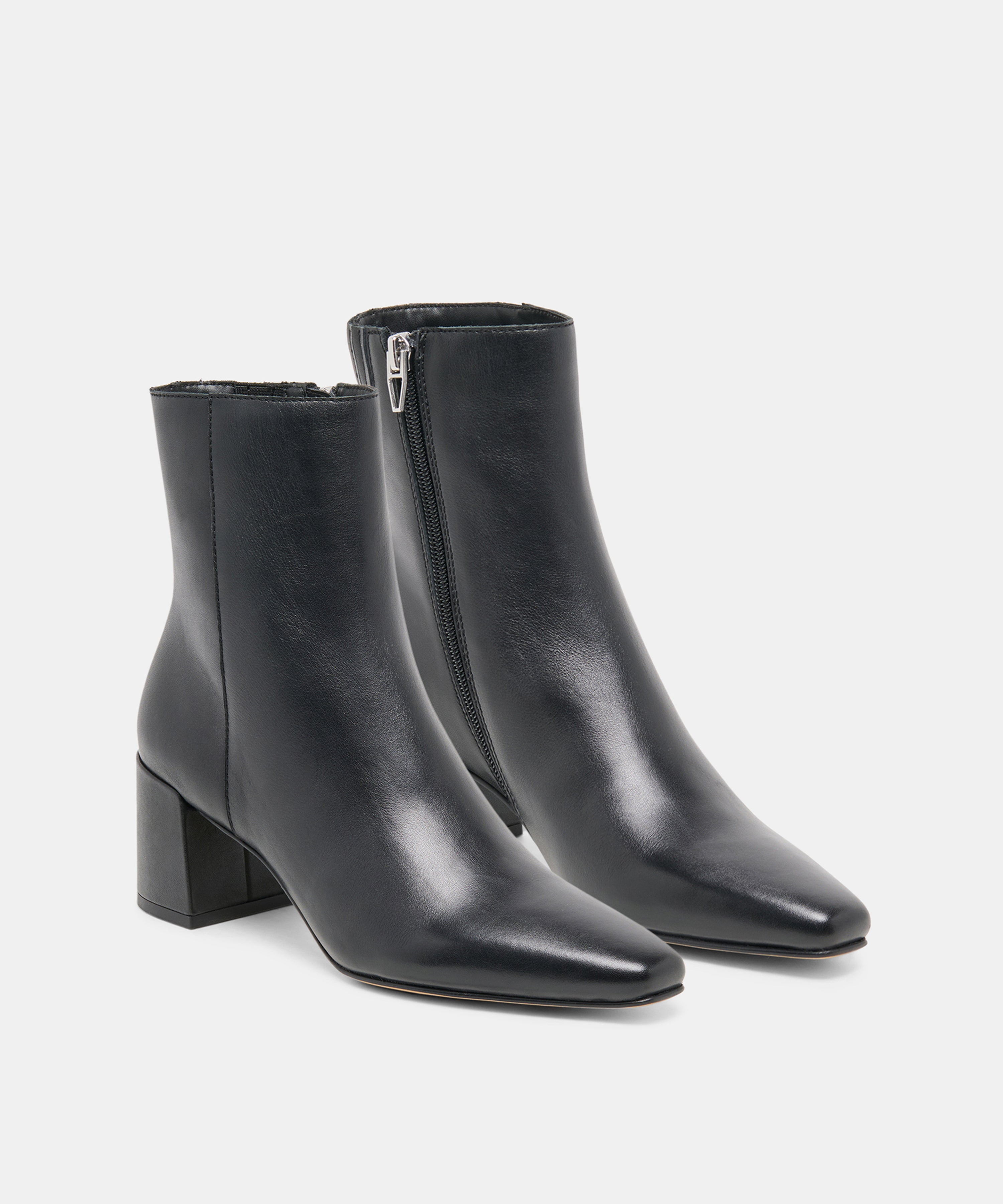BAYRA BOOTIES BLACK LEATHER