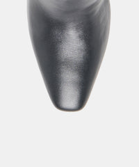 BRION EXTRA WIDE CALF BOOTS BLACK LEATHER