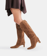 BRION BOOTS COCOA SUEDE