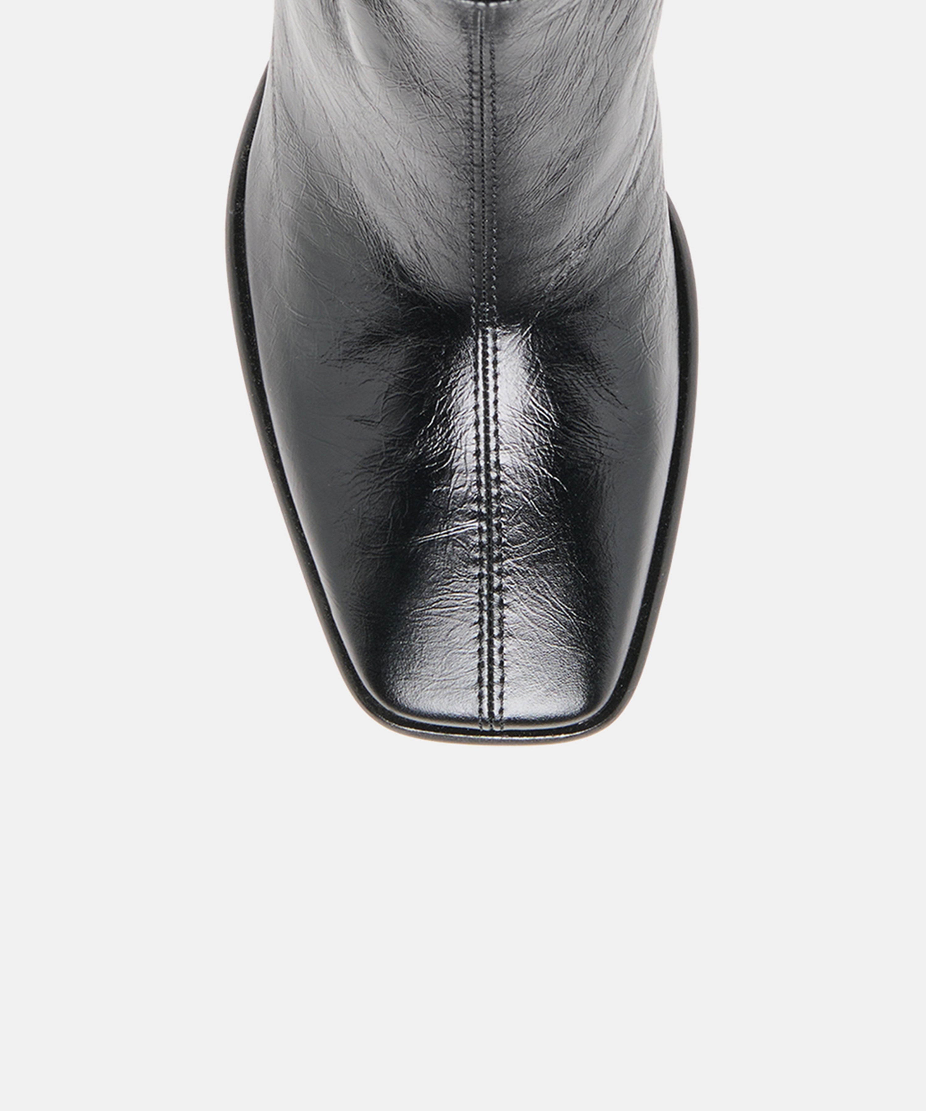 CECELA BOOTIES MIDNIGHT CRINKLE PATENT