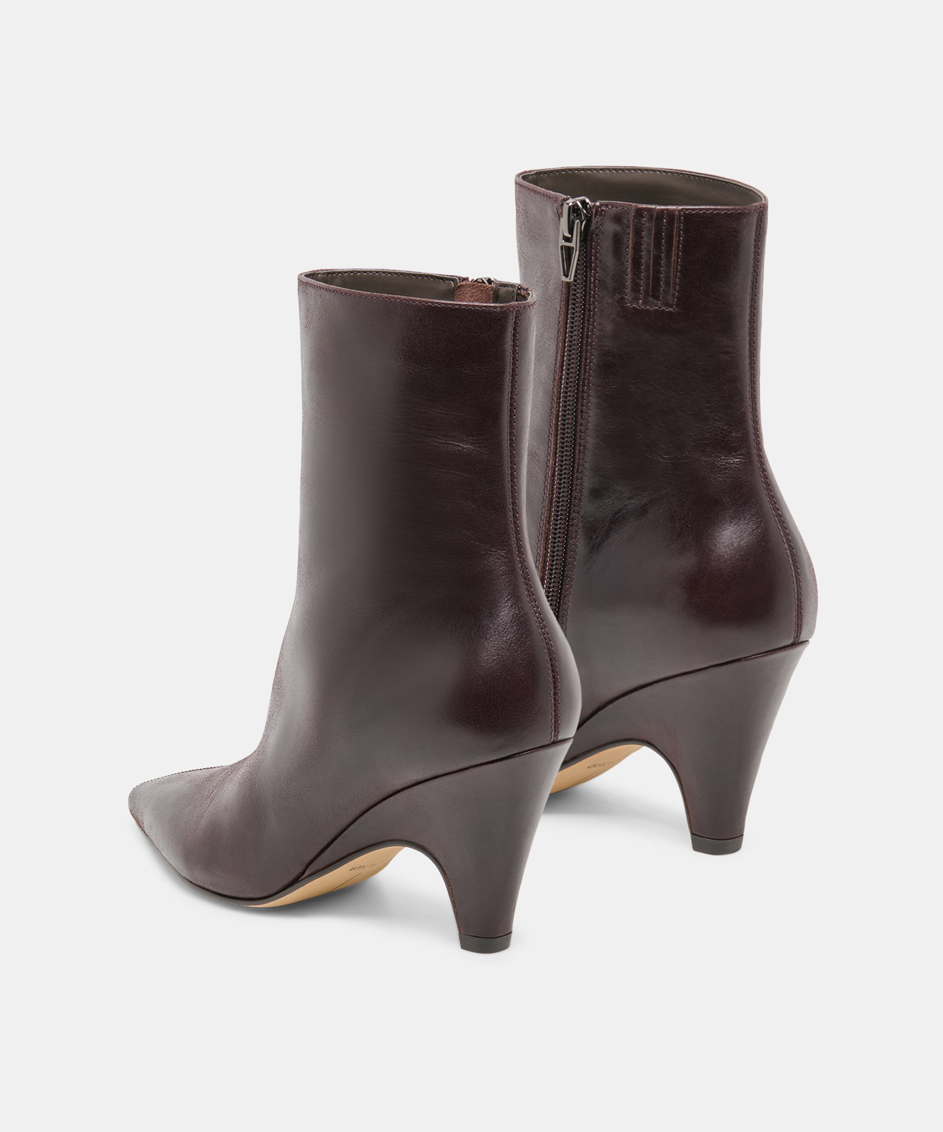CRUZ BOOTIES BLACKBERRY LEATHER