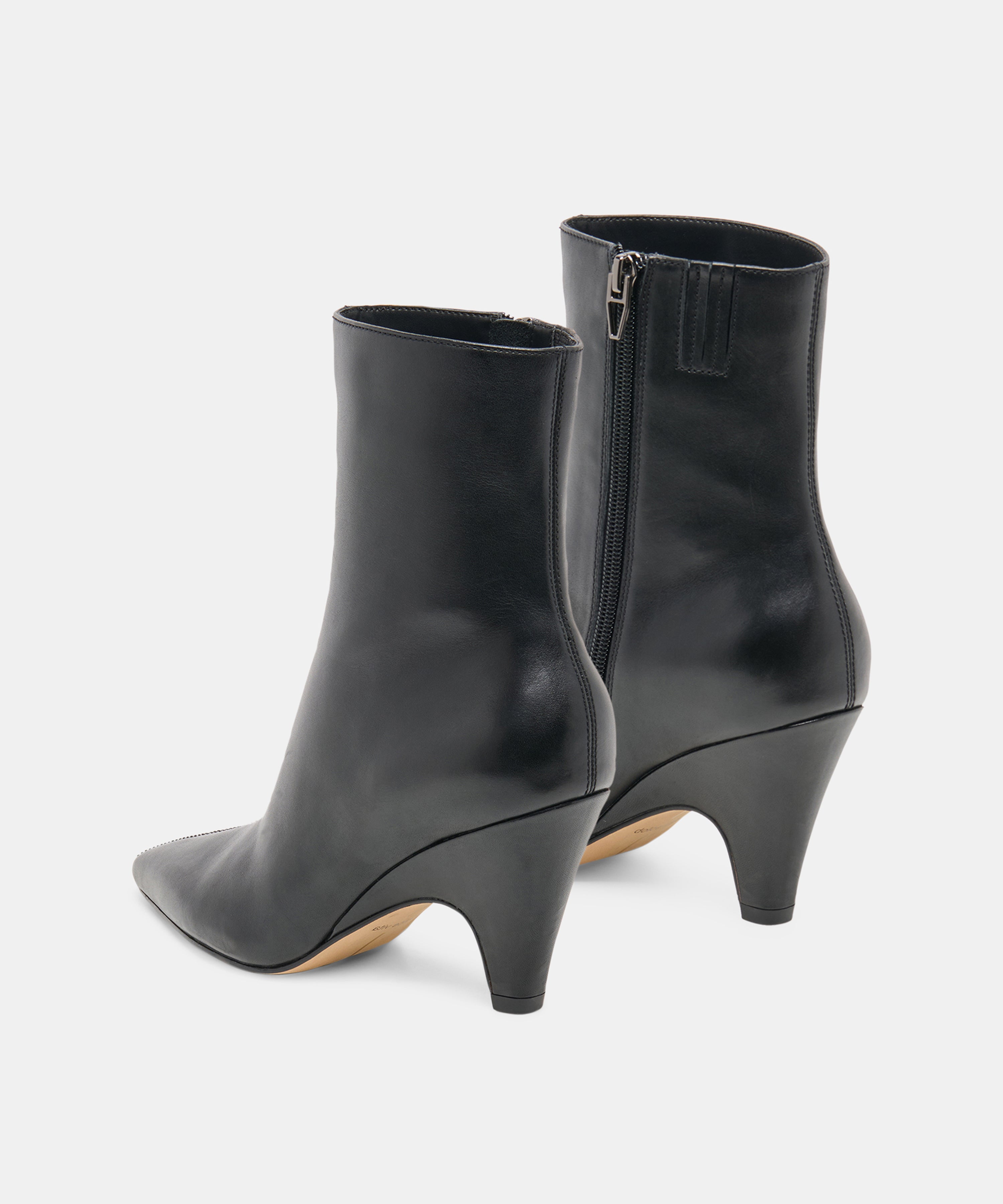 CRUZ BOOTIES BLACK LEATHER