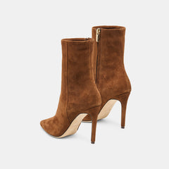 DANITY BOOTIES CHESTNUT SUEDE