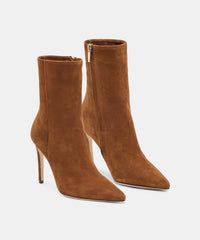 DANITY BOOTIES CHESTNUT SUEDE