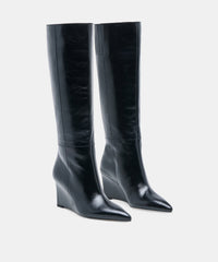 EMILA BOOTS BLACK LEATHER
