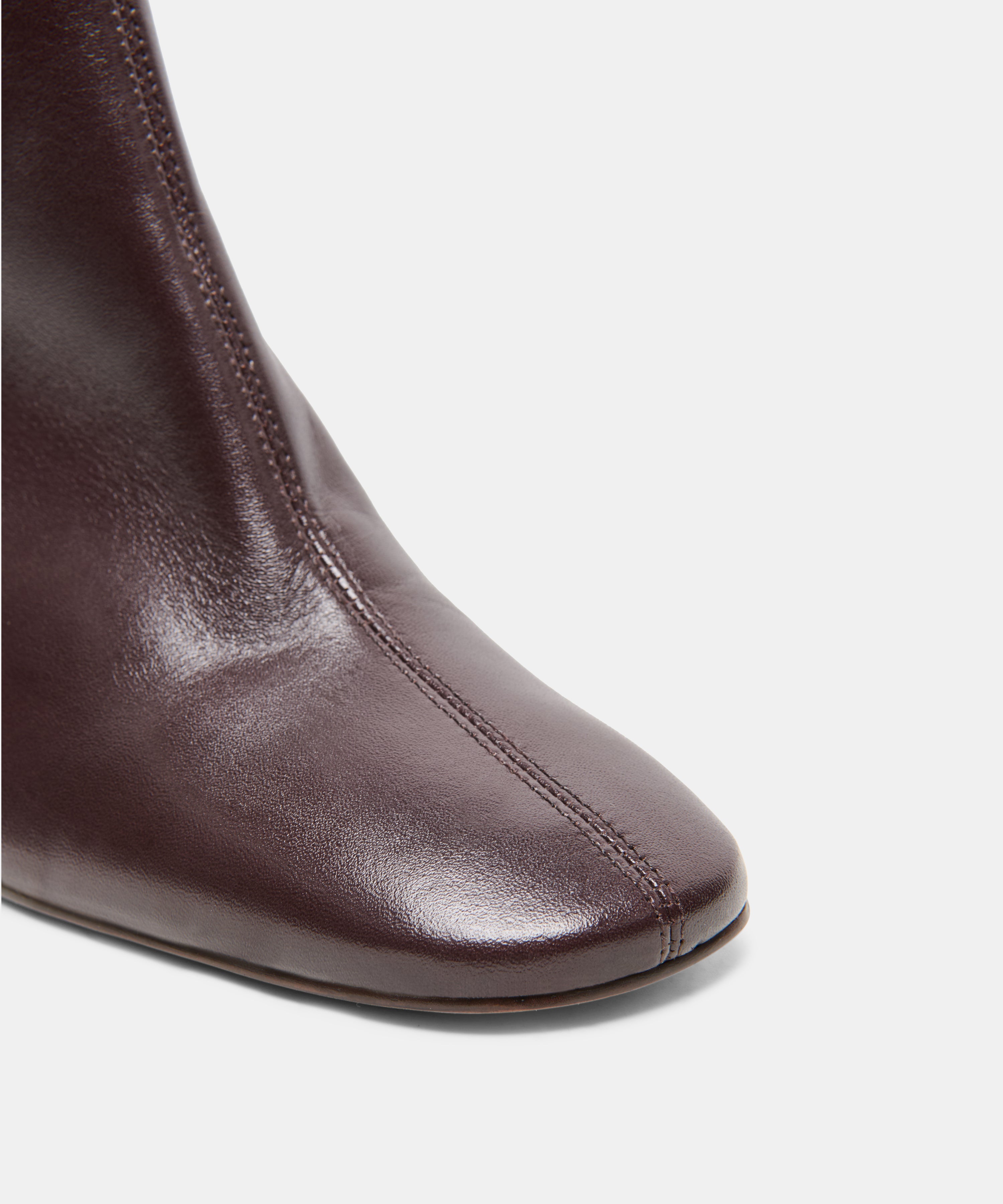 FEYA BOOTIES BLACK CHERRY LEATHER