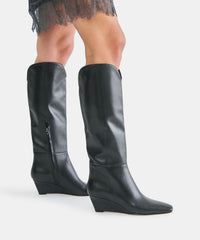 HENRA BOOTS BLACK LEATHER