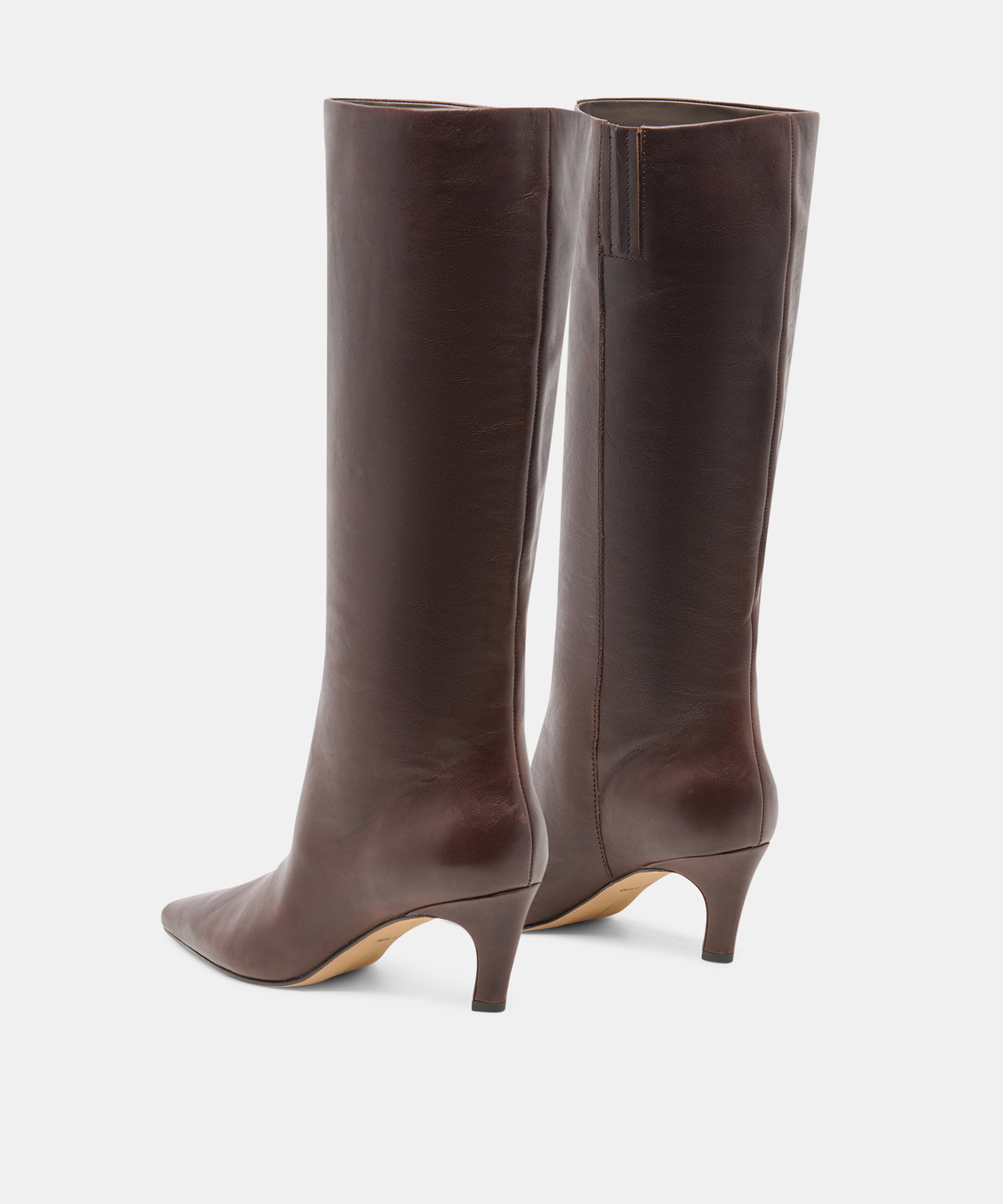 JAZMIN BOOTS DK CHOCOLATE LEATHER
