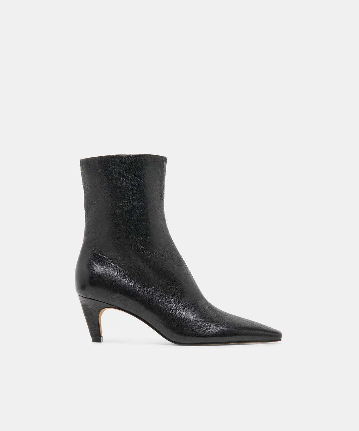 KARLIE BOOTIES BLACK LEATHER
