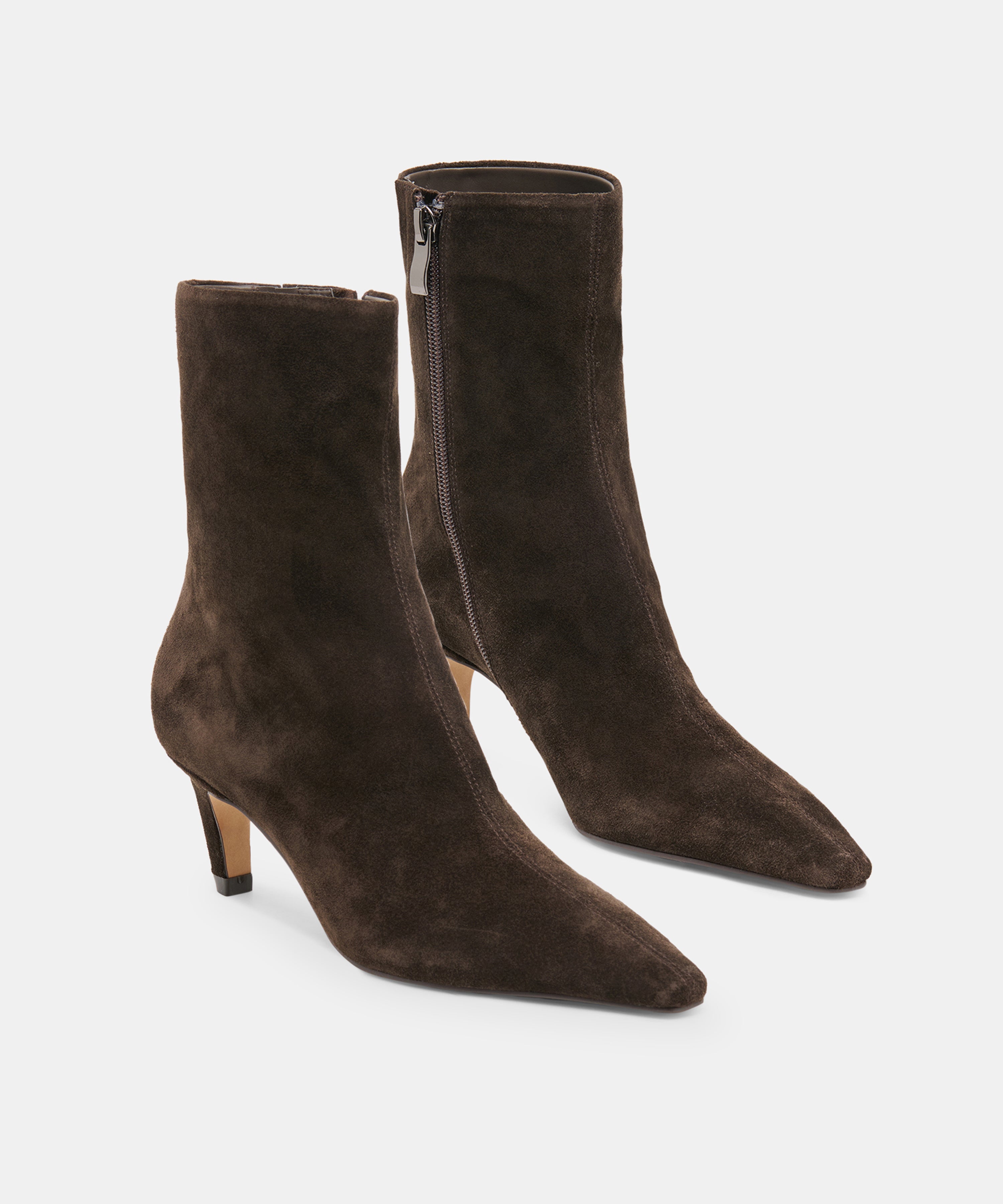 KARLIE BOOTIES ESPRESSO SUEDE