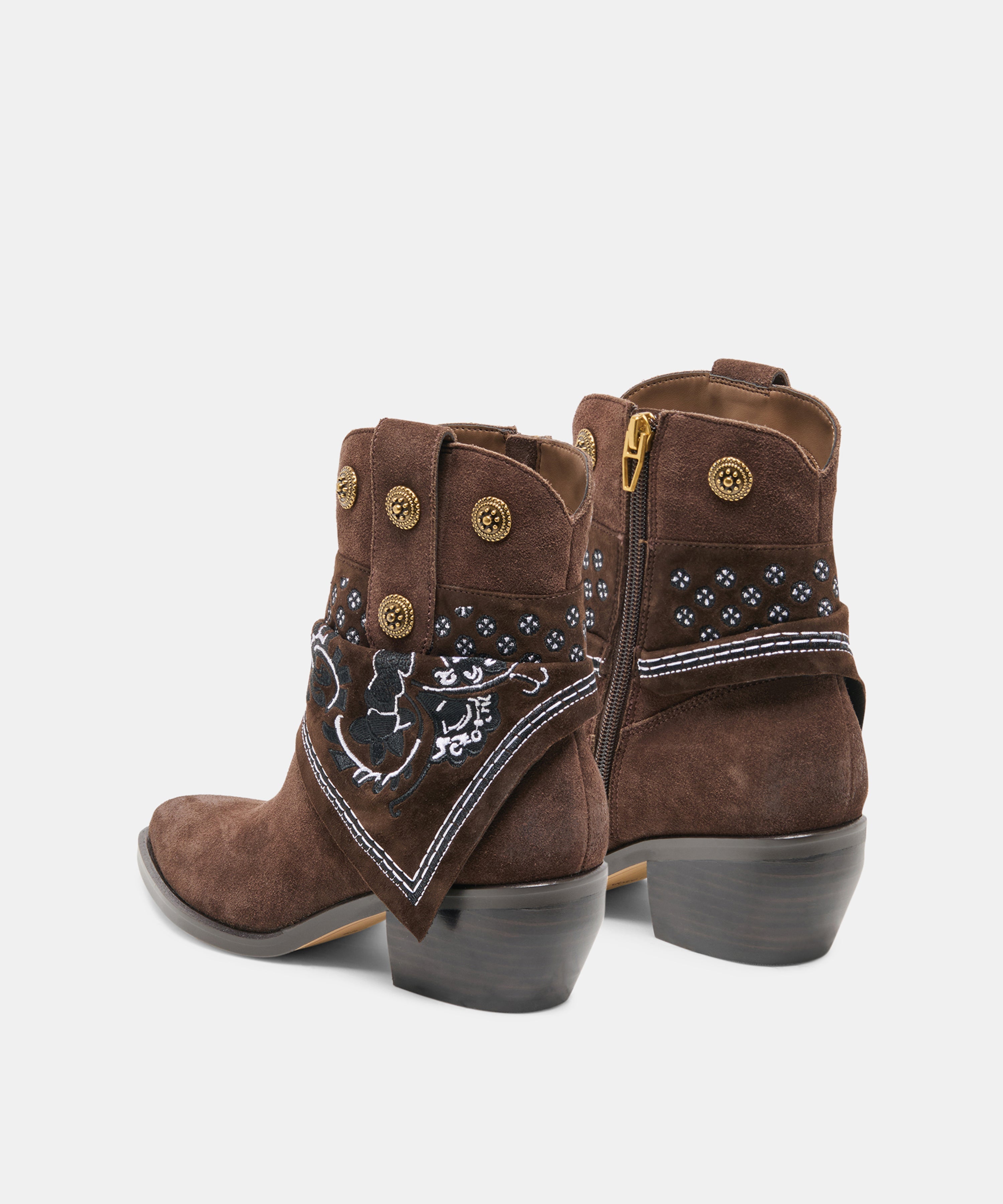 MEKALA BOOTS DK BROWN SUEDE