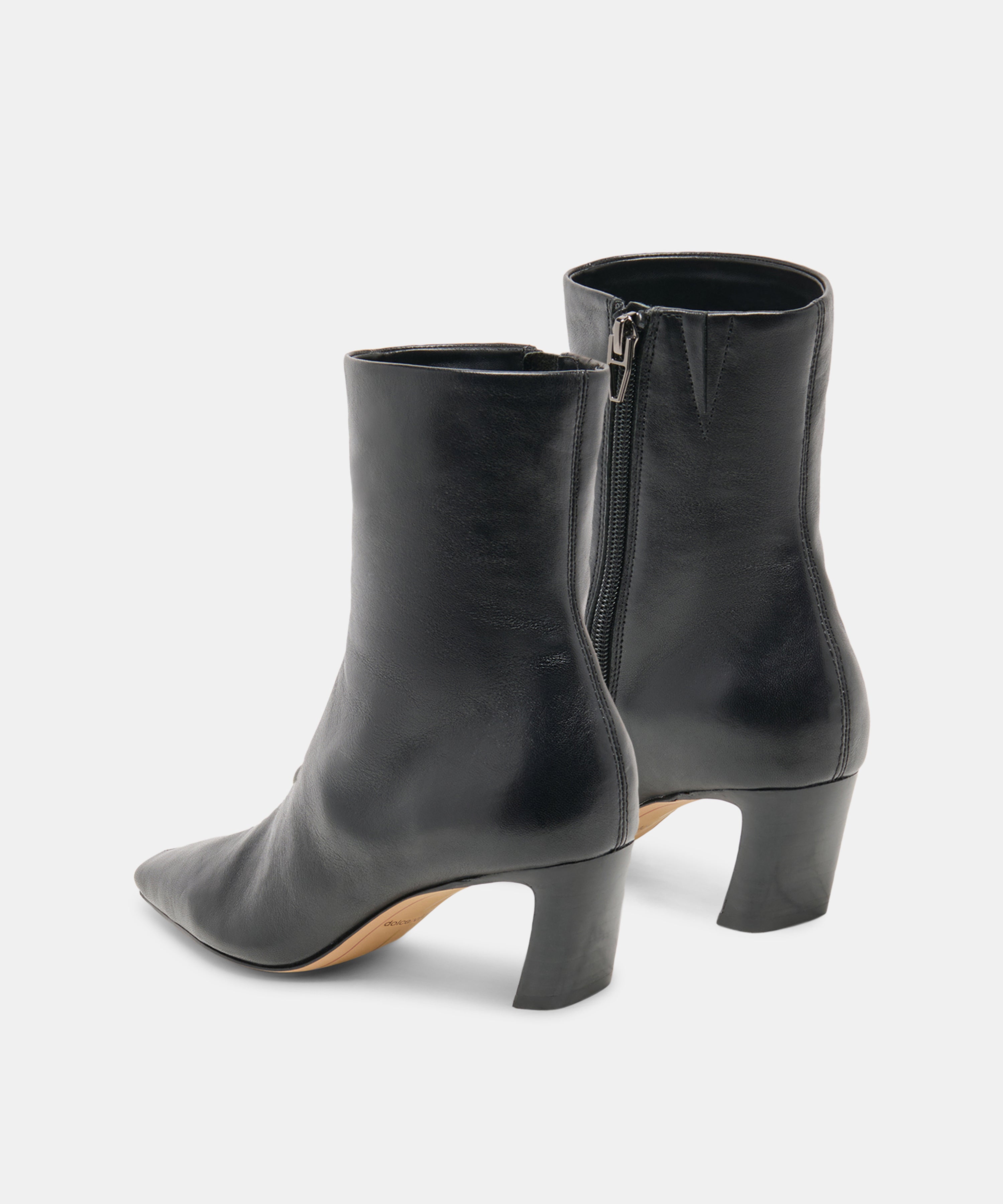NESLY BOOTIES BLACK LEATHER