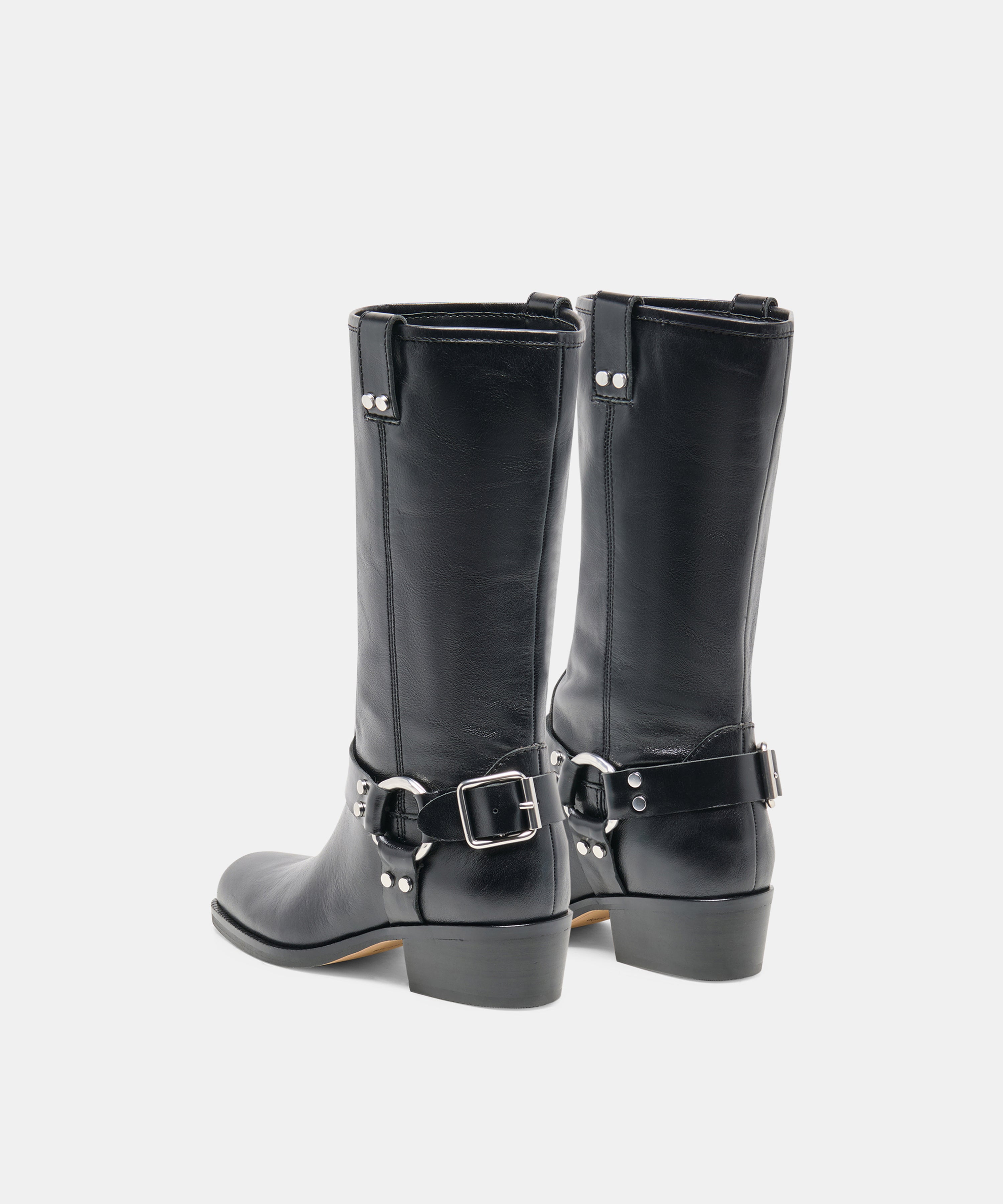 ROLAN BOOTS BLACK PATENT LEATHER