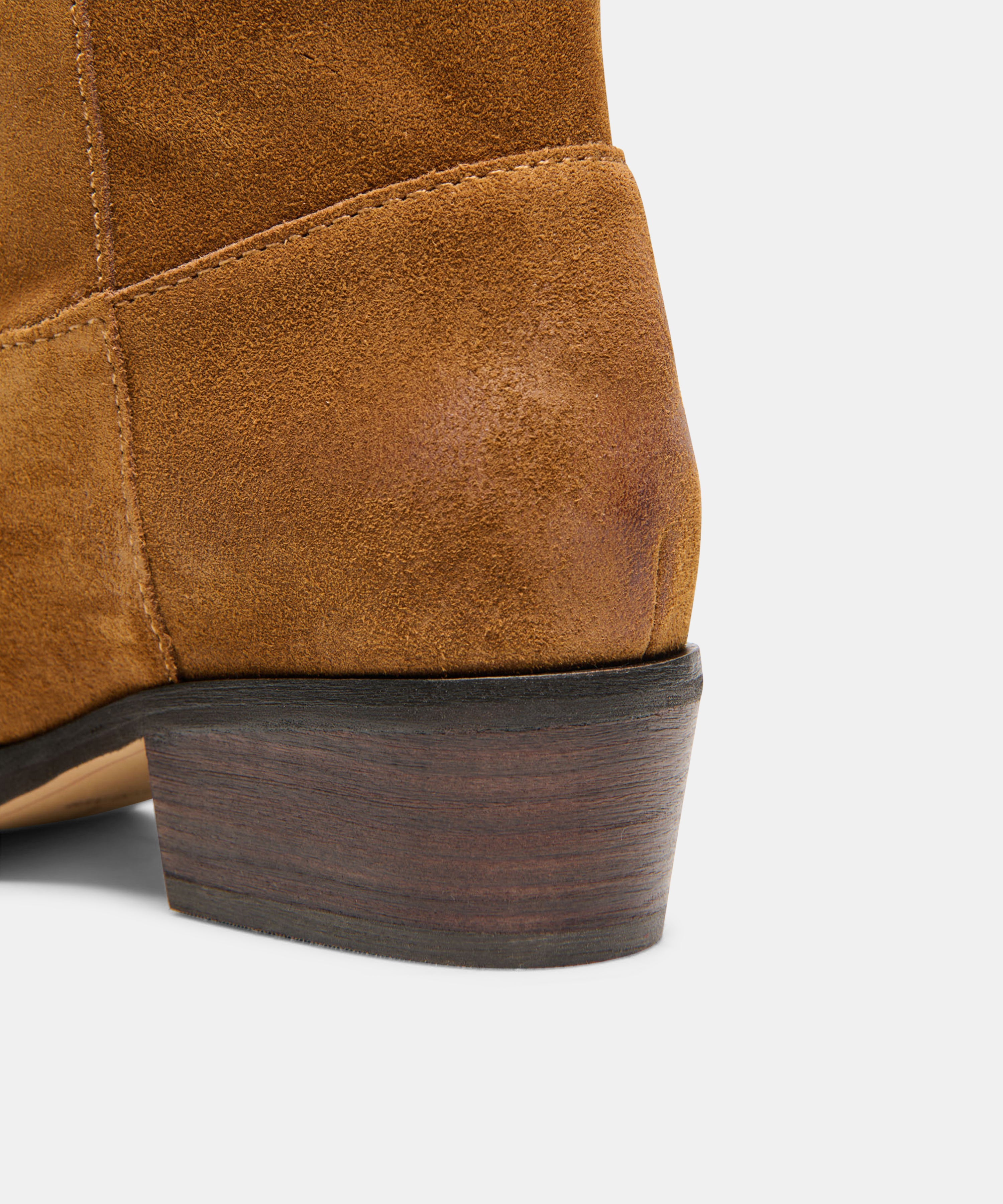 ROMIE BOOTS BROWN SUEDE