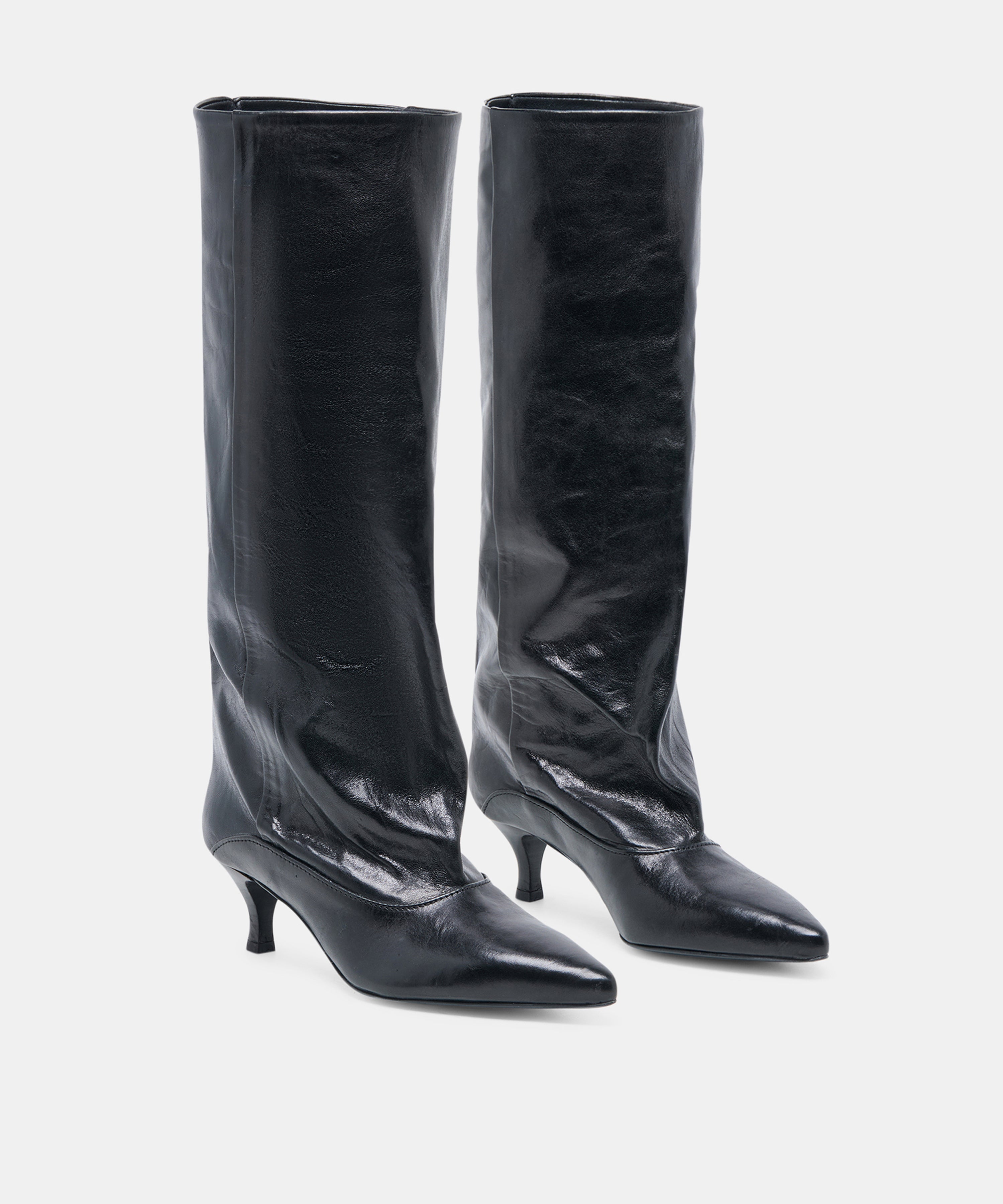 ROXLA BOOTS BLACK LEATHER