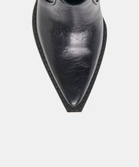 RYEN BOOTIES BLACK LEATHER